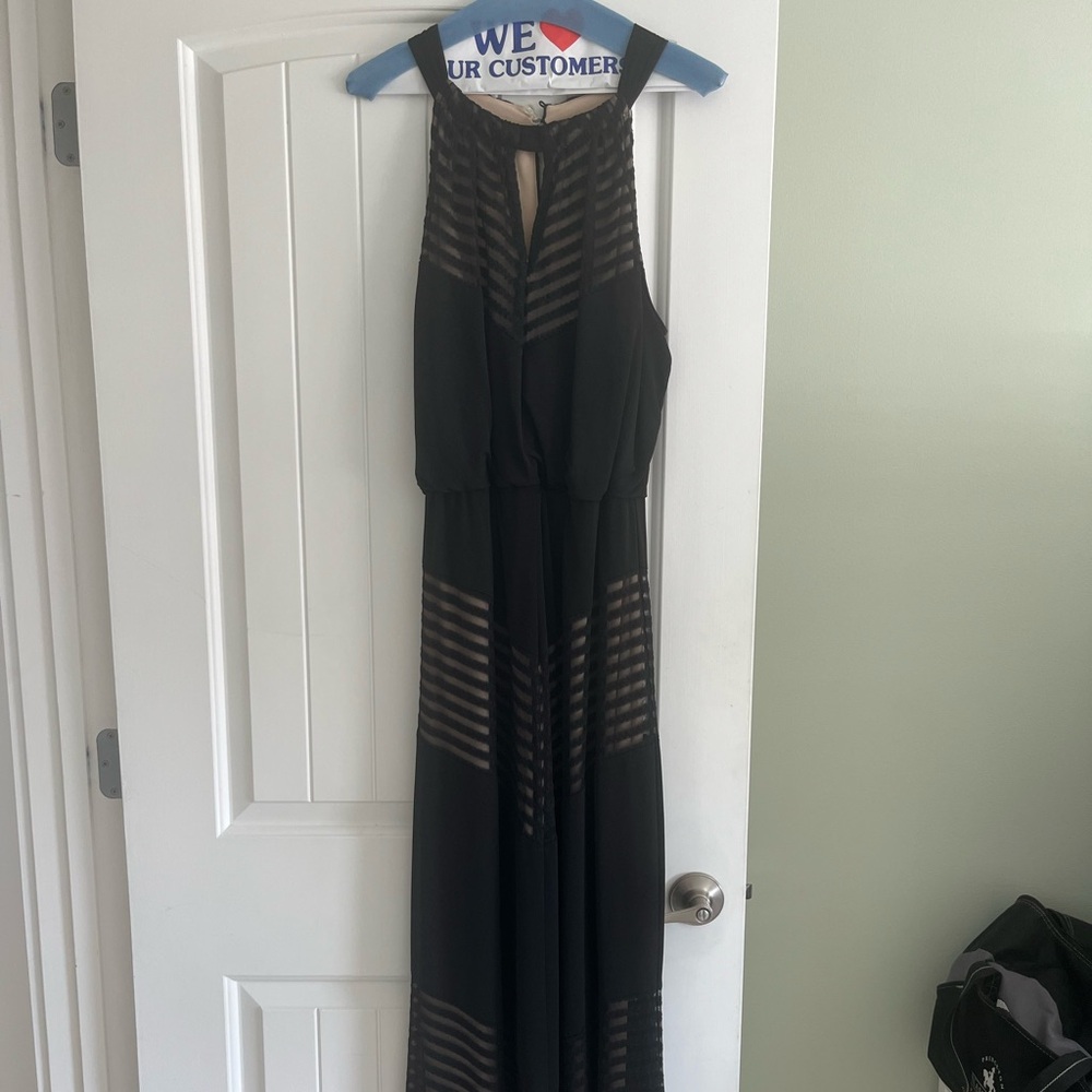 London Times long black dress worn once.